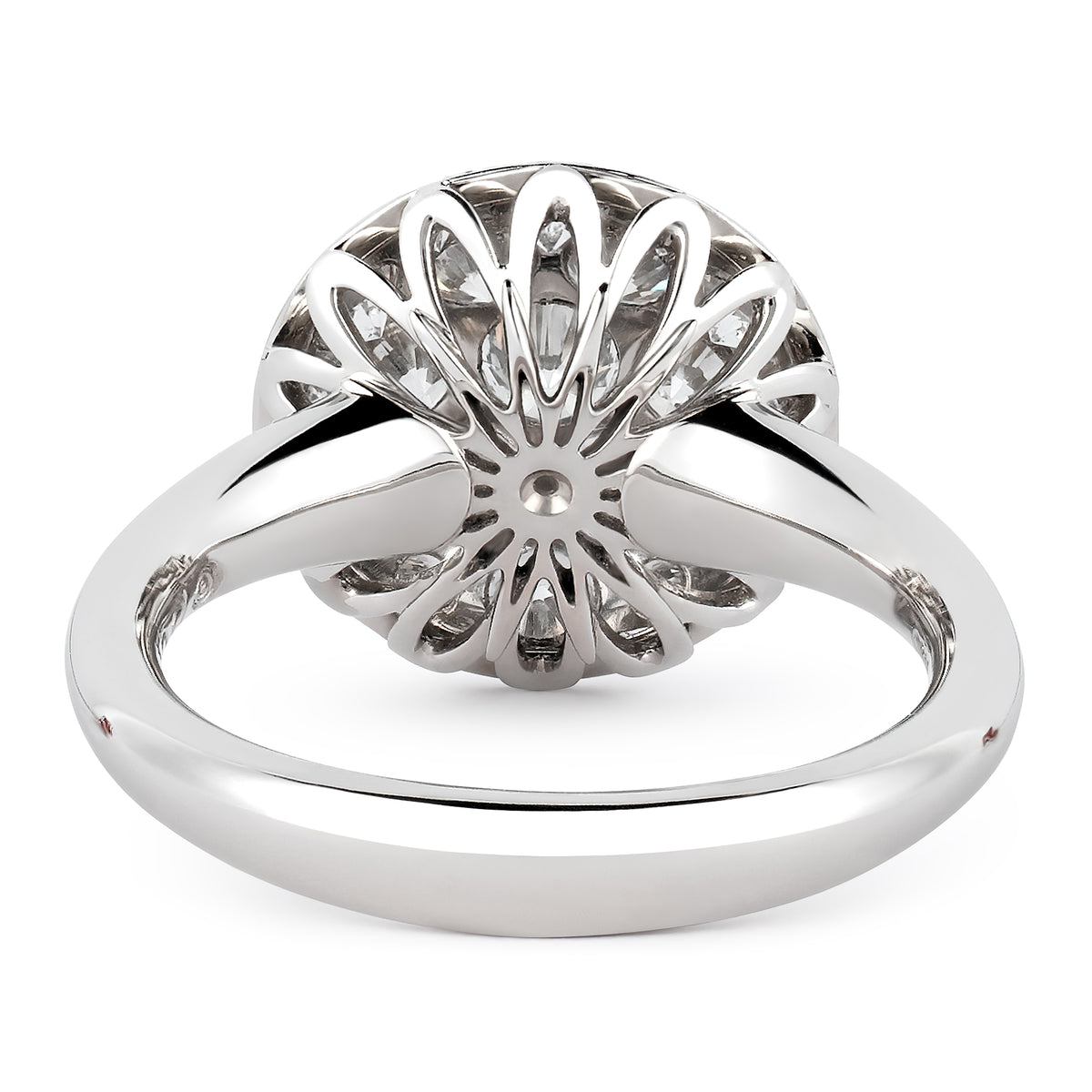 BUTTON MINI DIAMOND COCKTAIL RING