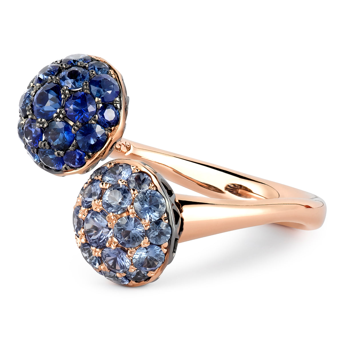 BUTTON BYPASS SAPPHIRE RING
