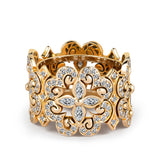 BESPOKE GOLD AND DIAMOND FILIGREE RING