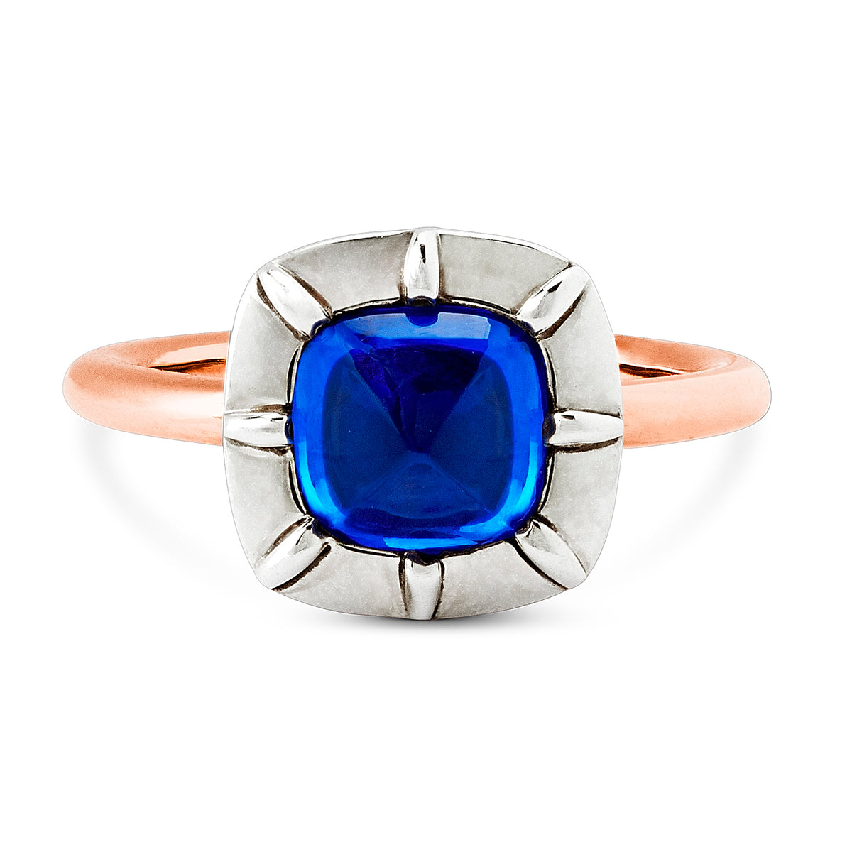 COLLET SAPPHIRE RING