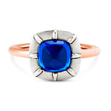 COLLET SAPPHIRE RING