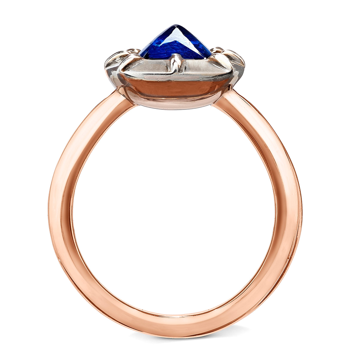 COLLET SAPPHIRE RING
