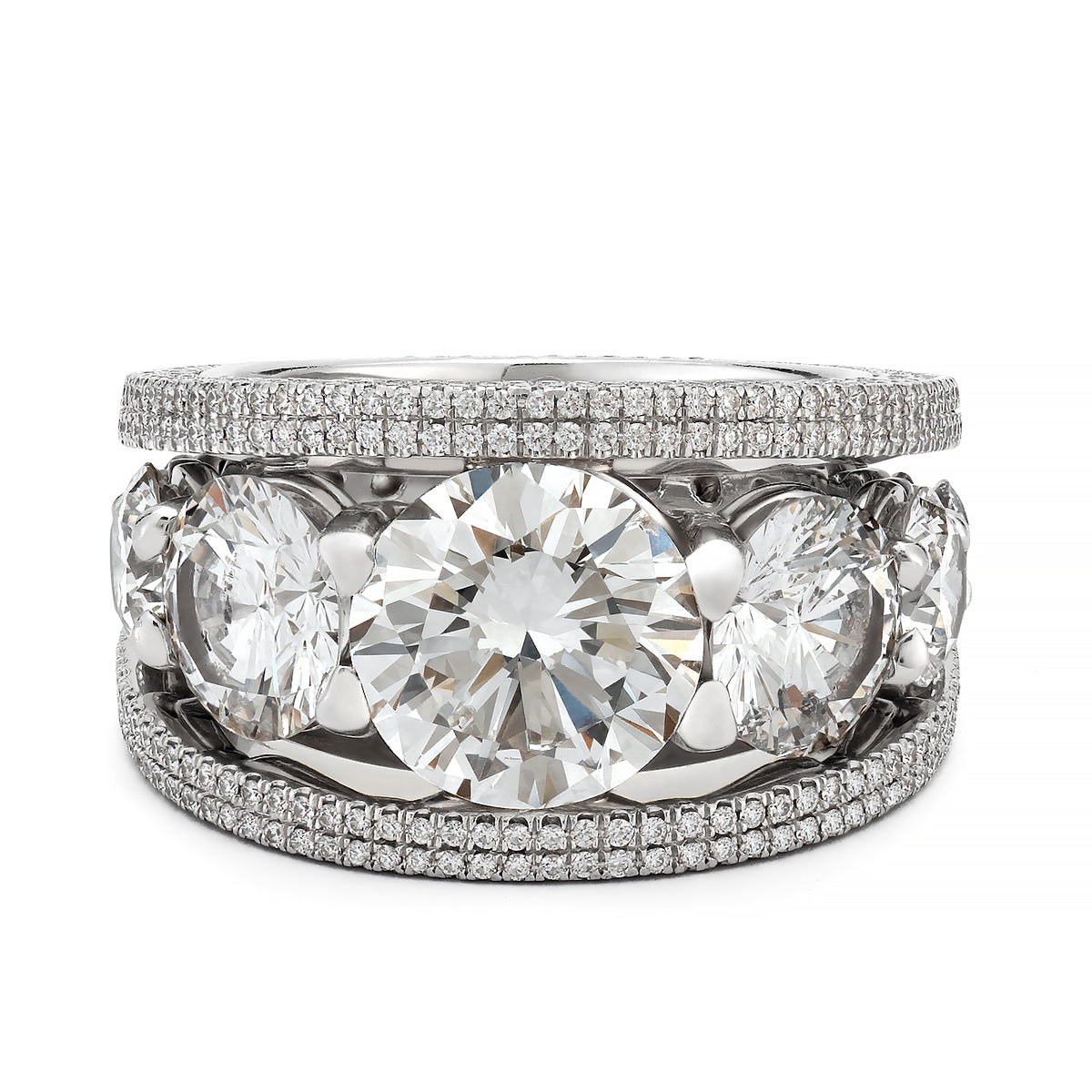 BESPOKE GRADUATED DIAMOND ETERNITY RING