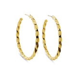 VESPER GOLD HOOP EARRINGS