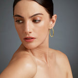 VESPER GOLD HOOP EARRINGS