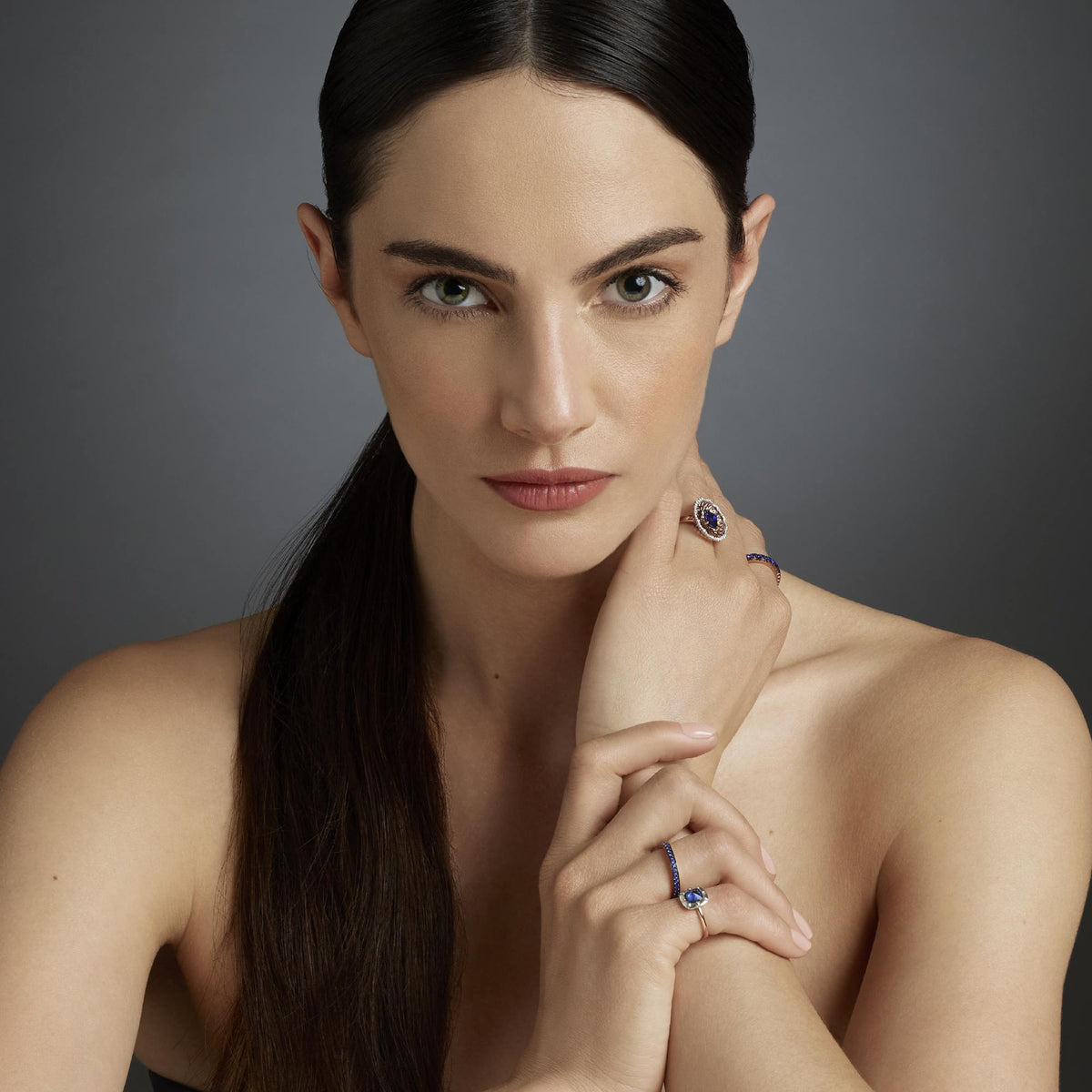 COSIMA SAPPHIRE ETERNITY RING