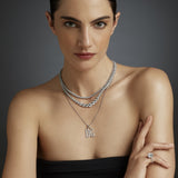 ELIZABETHAN PLATINUM LETTER PENDANT