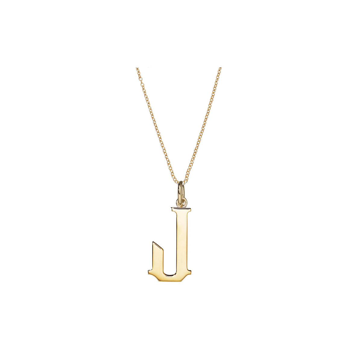 ELIZABETHAN GOLD LETTER PENDANT