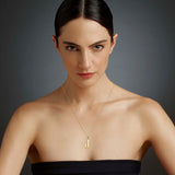 ELIZABETHAN GOLD LETTER PENDANT