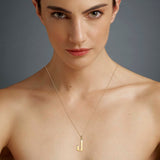ELIZABETHAN GOLD LETTER PENDANT