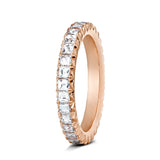 LIV II ROSE GOLD AND DIAMOND ETERNITY RING