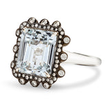 MEDICI AQUAMARINE AND DIAMOND COCKTAIL RING
