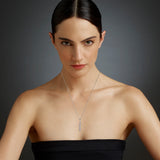 Elizabethan Diamond and Platinum Number Pendant