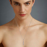 Elizabethan Diamond and Platinum Number Pendant