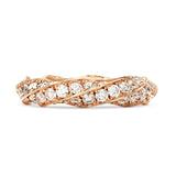 VESPER I ROSE GOLD AND DIAMOND RING