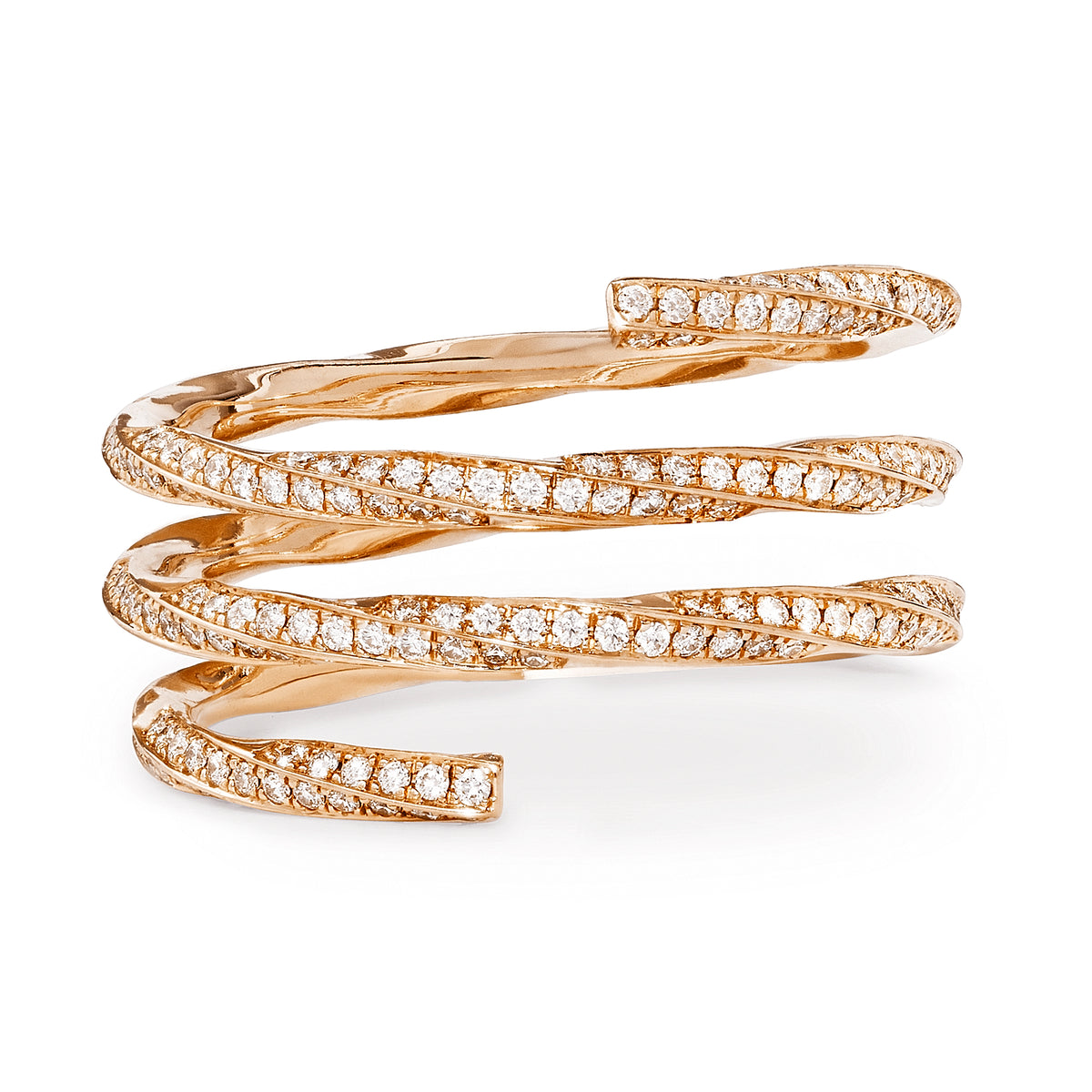 VESPER IV ROSE GOLD AND DIAMOND RING