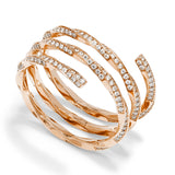 VESPER IV ROSE GOLD AND DIAMOND RING
