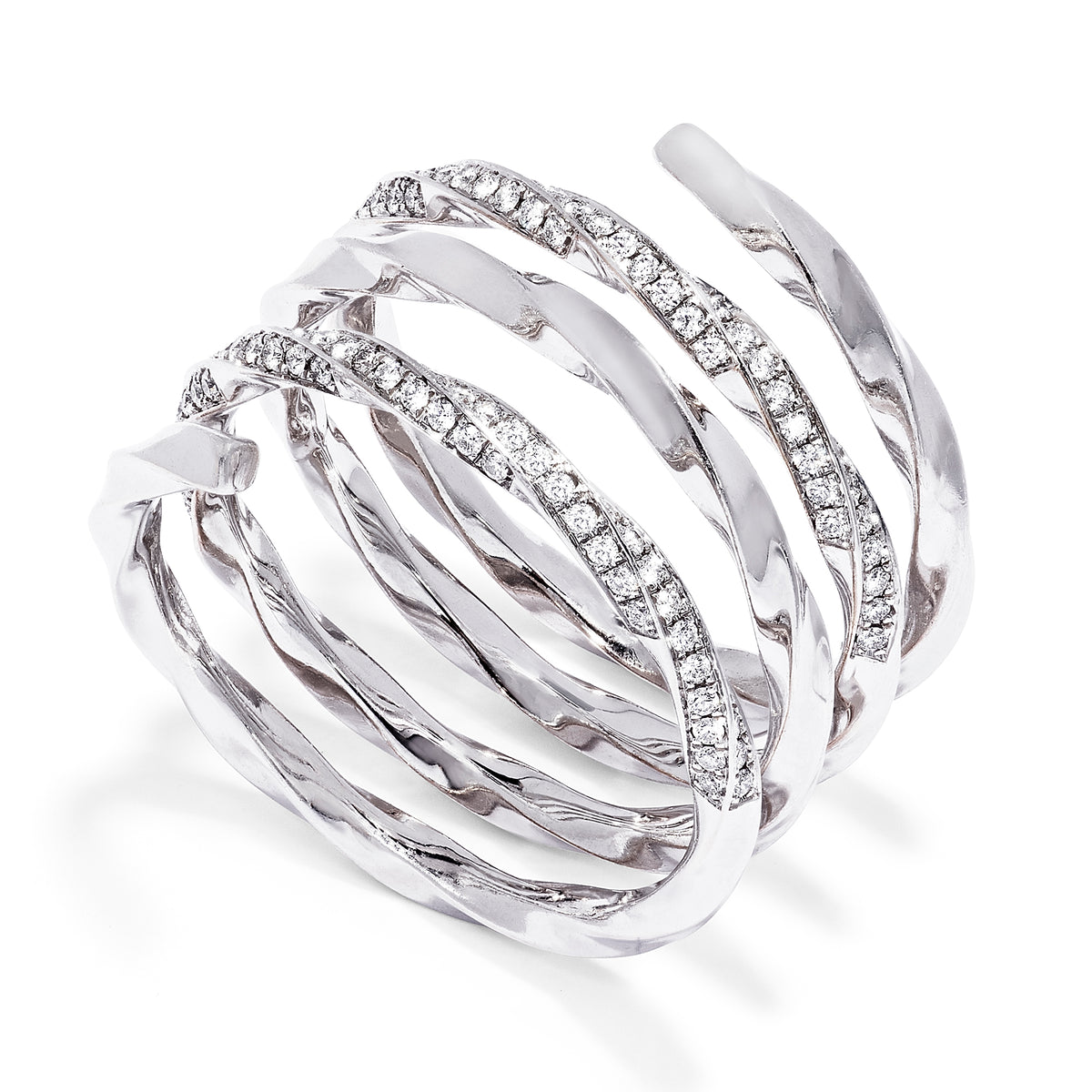 VESPER V DIMAOND AND PLATINUM RING