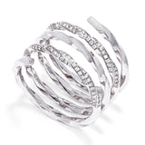 VESPER V DIMAOND AND PLATINUM RING