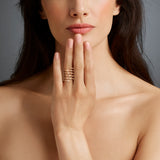 VESPER VI ROSE GOLD RING