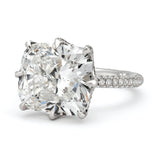 BESPOKE CUSHION CUT DIAMOND RING