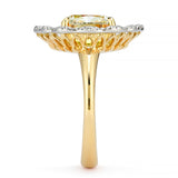 BESPOKE YELLOW DIAMOND FLEUR RING