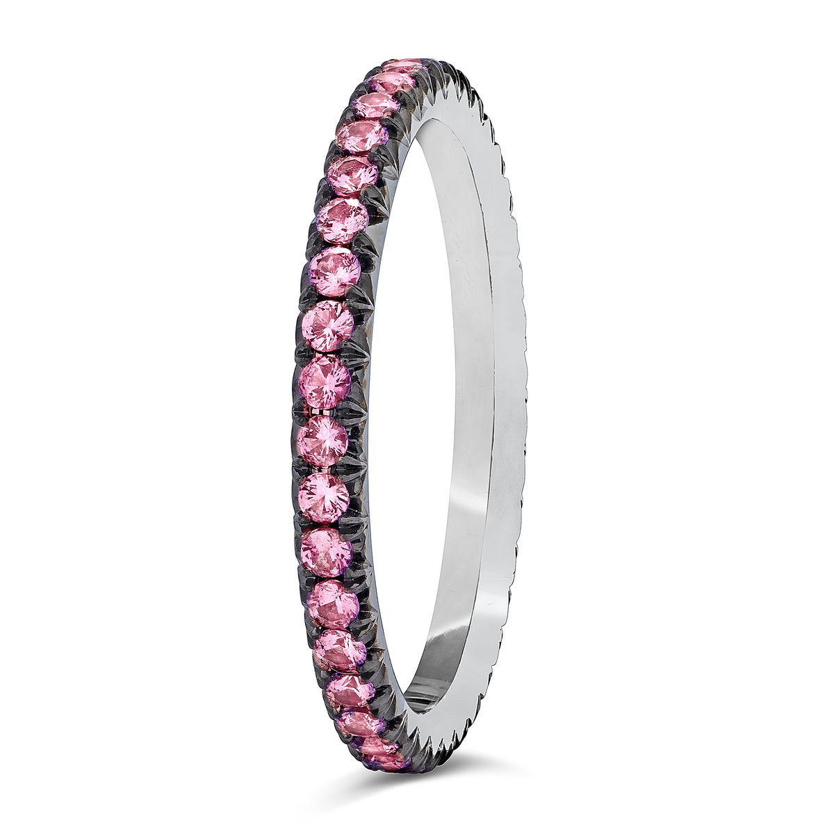 HONOR PINK SAPPHIRE ETERNITY RING