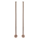 VESPER ORB ROSE GOLD AND DIAMOND EARRRINGS