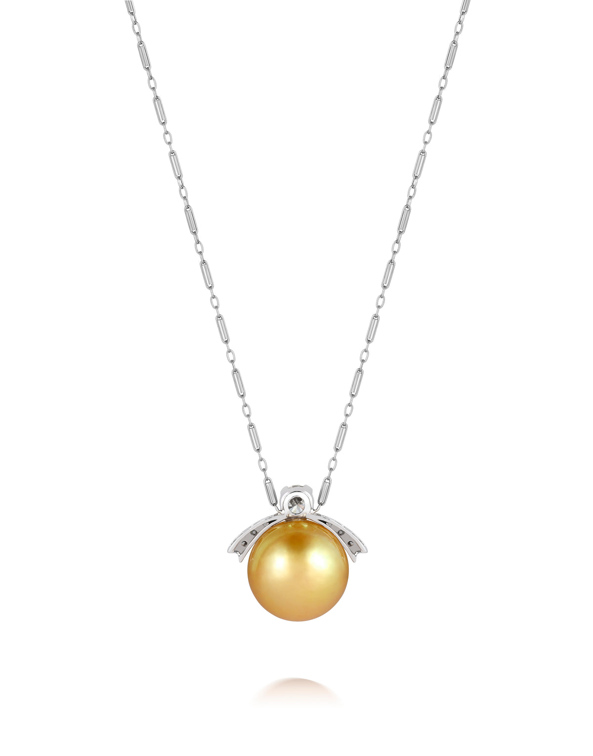 BESPOKE GOLDEN SOUTH SEA PEARL NECKLACE