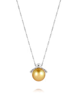 BESPOKE GOLDEN SOUTH SEA PEARL NECKLACE